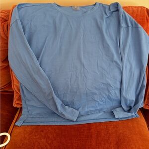 CALIA by Carrie Underwood Light Blue Long-Sleeve Crewneck Tee